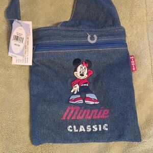 Vintage Minnie Mouse Denim Shoulder Bag